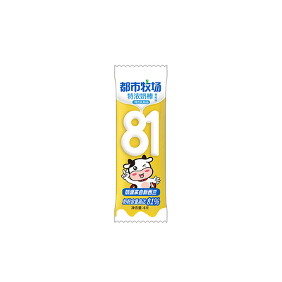Do'S Farm 81 Original Extra Thick Milk Stick Orange Flavored Milk Chip Snacks 48g 8 Sticks